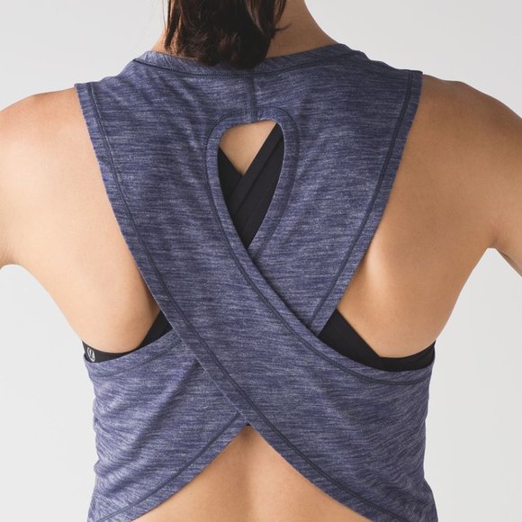 Lululemon Fast as Light Muscle Tank Blue - Picture 2 of 7